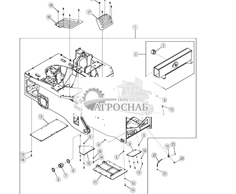 Основная рама (механизм механического наклона под углом) (LTWLTLGP) (173053 - ) - ST10623 309.jpg